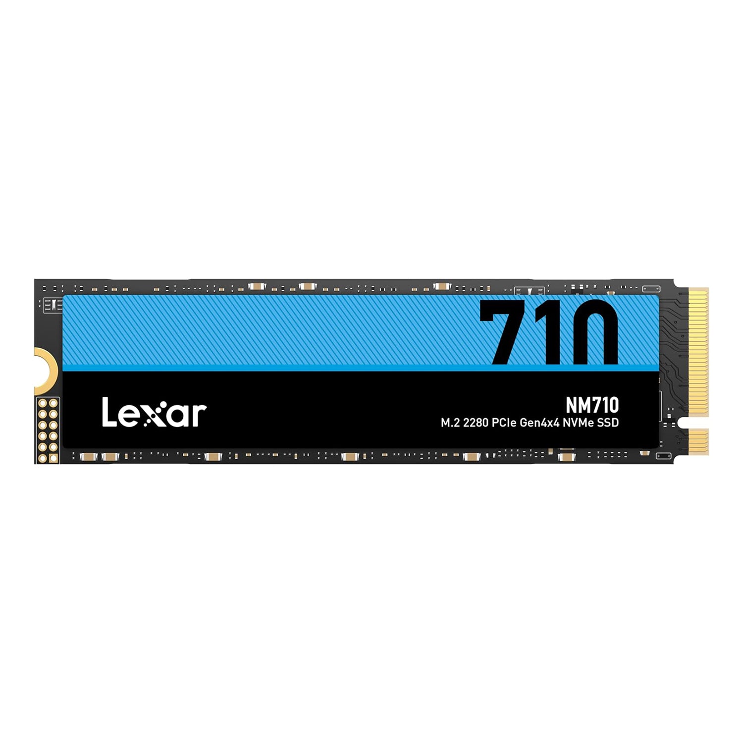 Lexar NM710 1TB NVMe SSD, M.2 2280 Form Factor, PCIe Gen4x4 Interface, Read 5000MB/s, Write 4500MB/s for laptops and Desktops (LNM710X001T-RNNNU)