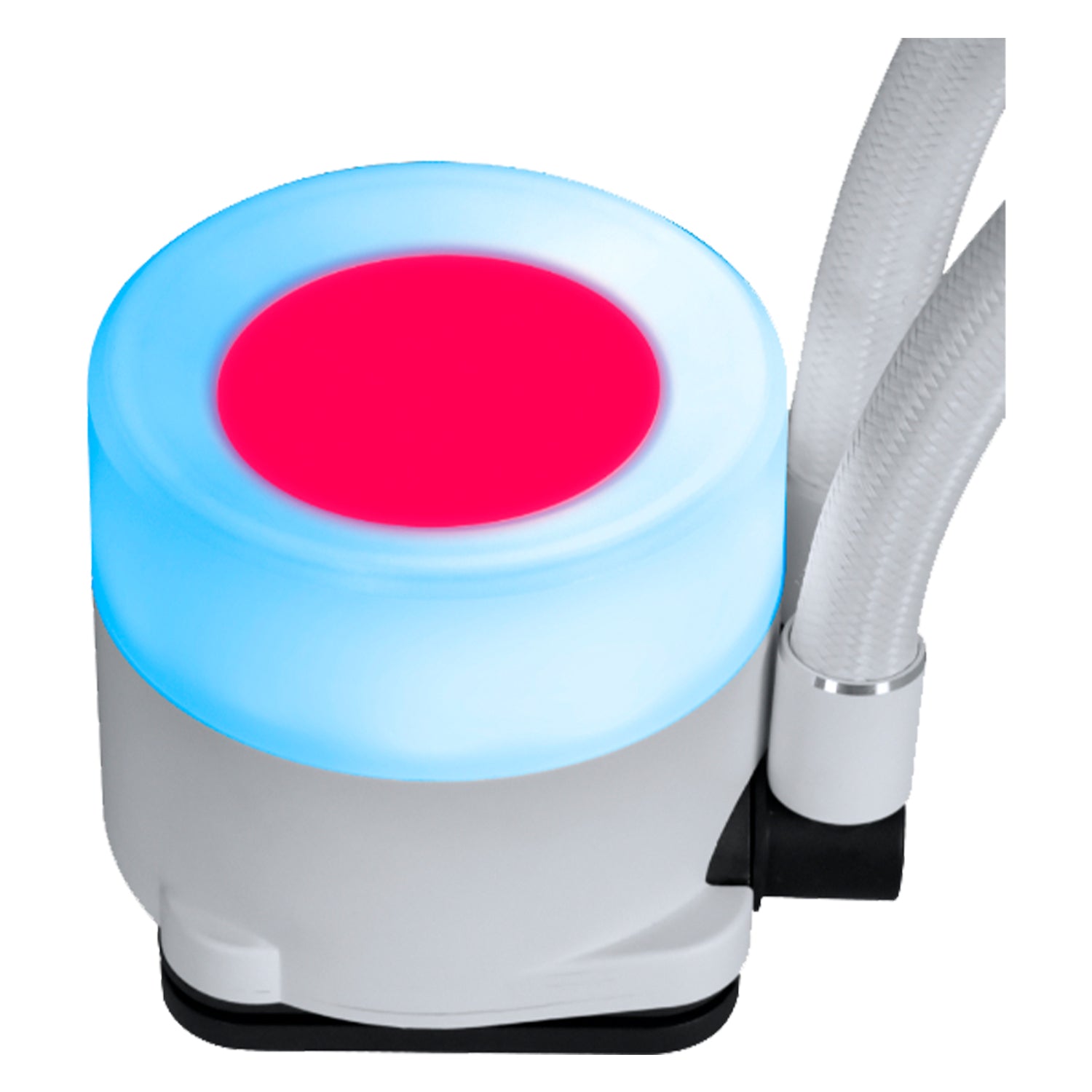 Lian-Li GA II Trinity Performance 360mm CPU Cooler Fans - Single Stack Fin Radiator With Daisy-Chainable ARGB Fan - White (GA2T36W)