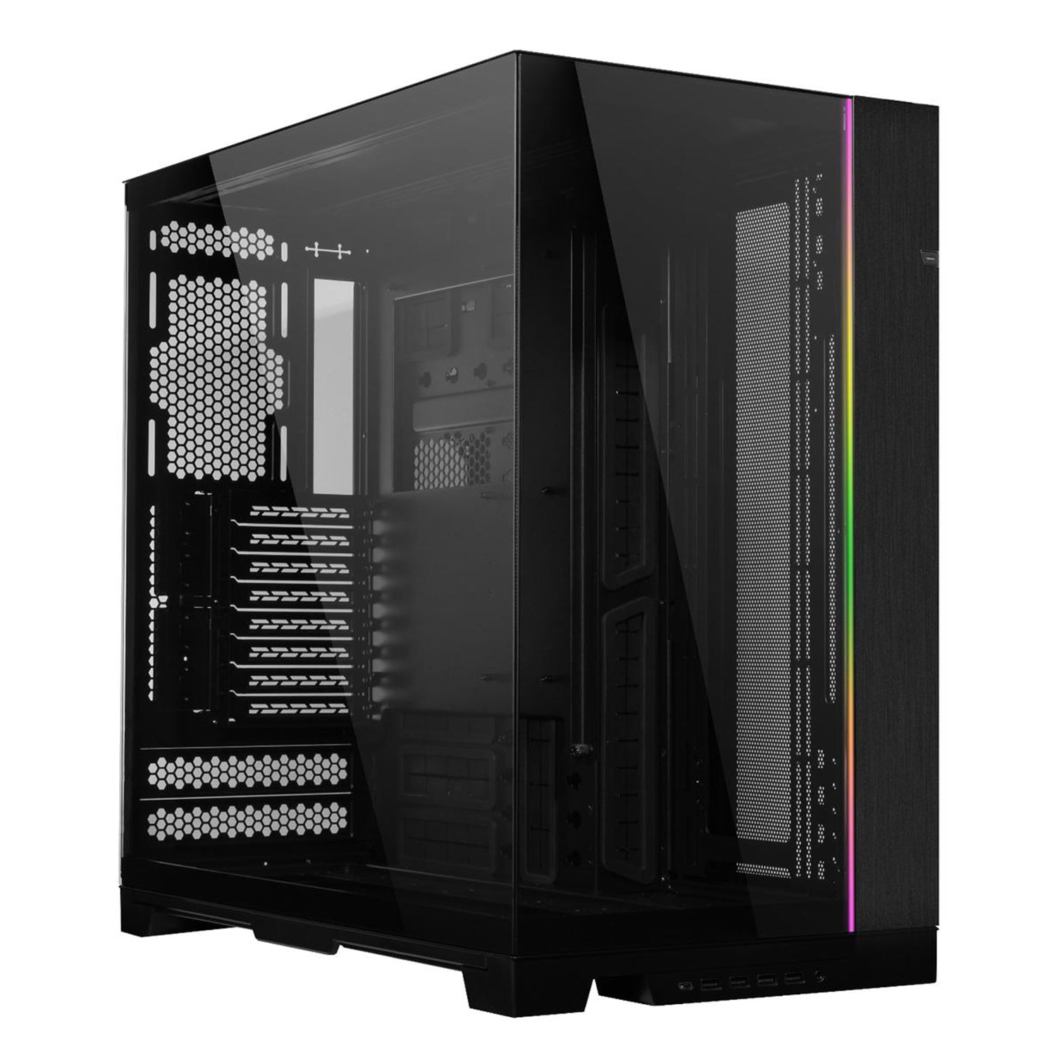 Lian - Li O11 Dynamic EVO XL ATX Full Tower Tempered Glass Case, USB 3.0 / Type-C - O11DEXL-X Black