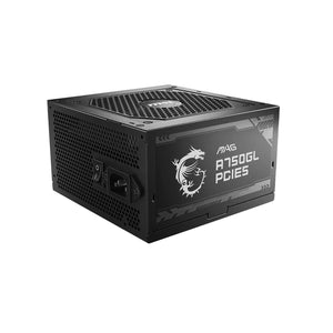 MSI MAG A750GL PCIE5 850W 80 PLUS Gold Fully Modular ATX Power Supply