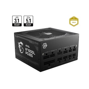 MSI MAG A750GL PCIE5 850W 80 PLUS Gold Fully Modular ATX Power Supply