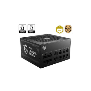 MSI MAG A850GL PCIE5 850W 80 PLUS Gold Fully Modular ATX Power Supply