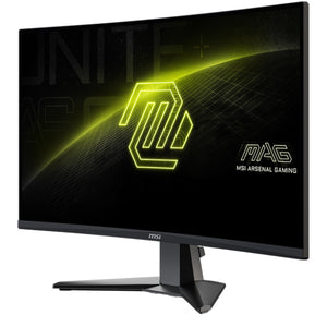 MSI MAG 27CQ6F 27-inch 2560 x 1440(WQHD) Curved Rapid VA Gaming Monitor, 180Hz Refresh Rate, Adaptive-Sync Technology With AI Vision, HDMI / Display Port