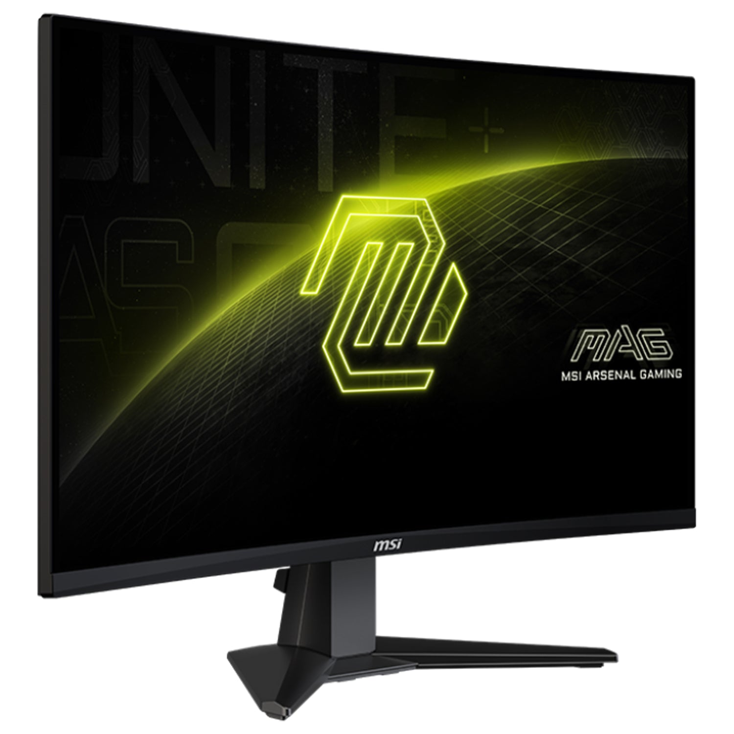 MSI MAG 27CQ6F 27-inch 2560 x 1440(WQHD) Curved Rapid VA Gaming Monitor, 180Hz Refresh Rate, Adaptive-Sync Technology With AI Vision, HDMI / Display Port