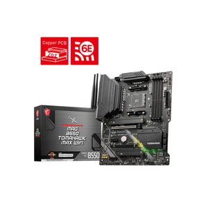 MSI MAG B550 TOMAHAWK MAX WIFI Motherboard | ATX Form Factor | AM4 Socket - AMD Ryzen Processor | 128GB DDR4 Max Memory | Support For Windows 11/10 64-bit