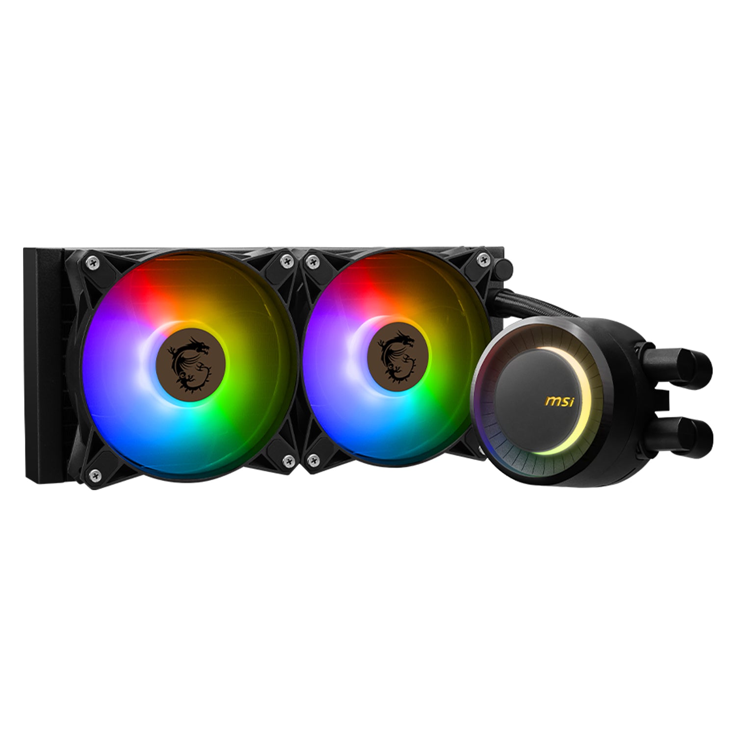 MSI MAG CORELIQUID E240 CPU Liquid Cooler - ARGB Fan Lighting With 240mm Radiator Size, Support Intel Socket / AMD Socket - Black