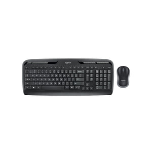 Logitech MK320 Wireless Keyboard and Mouse Combo For Windows and Chrome OS - Spill Resistant Design, 2.4GHz Wireless Plug-and-Play | Black - (920-002836)