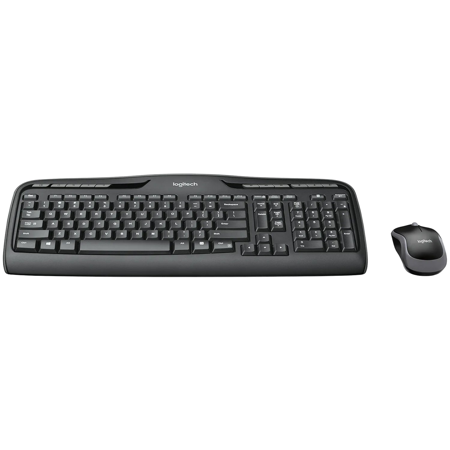 Logitech MK320 Wireless Keyboard and Mouse Combo For Windows and Chrome OS - Spill Resistant Design, 2.4GHz Wireless Plug-and-Play | Black - (920-002836)