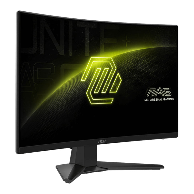 MSI MAG 242C 24-Inch FHD (1920x1080) VA Curved Gaming Monitor - 180Hz Refresh Rate, Adaptive-Sync Technology With AI Vision, HDMI / Display Port