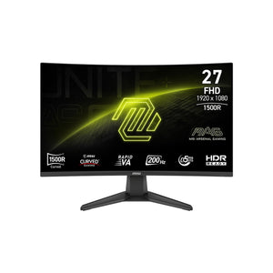MSI MAG 276CF E20 27-Inch FHD (1920x1080) Rapid VA Curved Gaming Monitor - 200Hz Refresh Rate, Less Blue Light Technology With AI Vision, 2x HDMI / Display Port