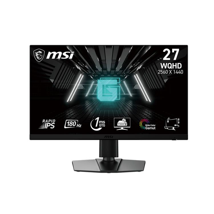 MSI G272QPF E2 27-Inch 2560 x 1440 (WQHD) Rapid IPS Flat Gaming Monitor - 180Hz Refresh Rate, Anti-Flicker and Less Blue Light With Night Vision, 2x HDMI / Display Port
