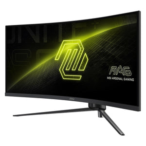 MSI MAG 345CQR 34-Inch (UWQHD) Curved Screen Gaming Monitor - 180Hz Refresh Rate, Adaptive-Sync Technology With AMD FreeSync Premium, HDMI / Display Port