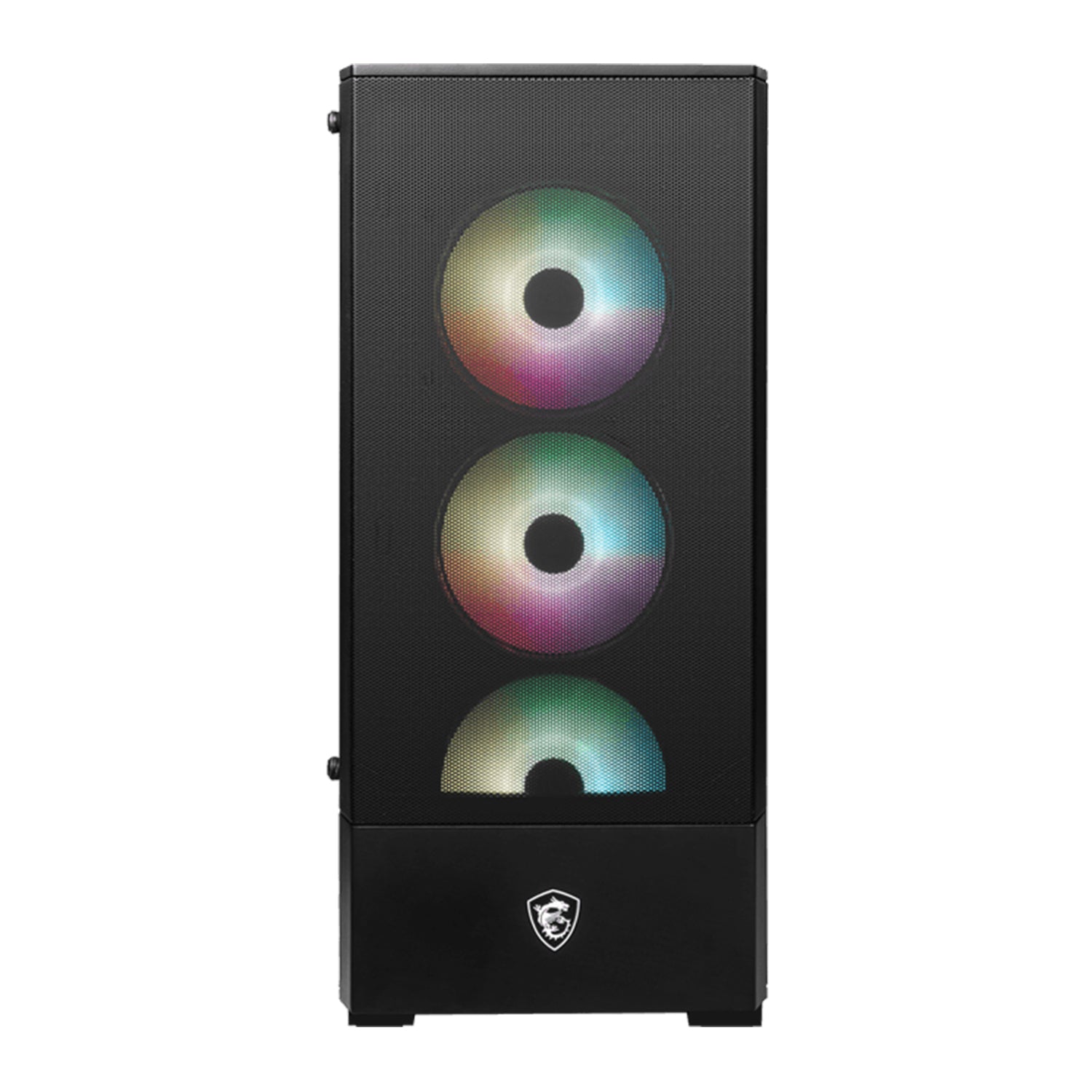 MSI MAG MAG FORGE 112R Mid-Tower ARGB Fan PC Cases - Magnetic Dust Filter With Insta-light Loop Button - (FORGE112R)
