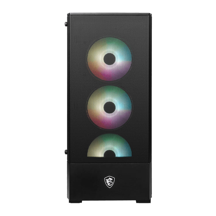 MSI MAG MAG FORGE 112R Mid-Tower ARGB Fan PC Cases - Magnetic Dust Filter With Insta-light Loop Button - (FORGE112R)