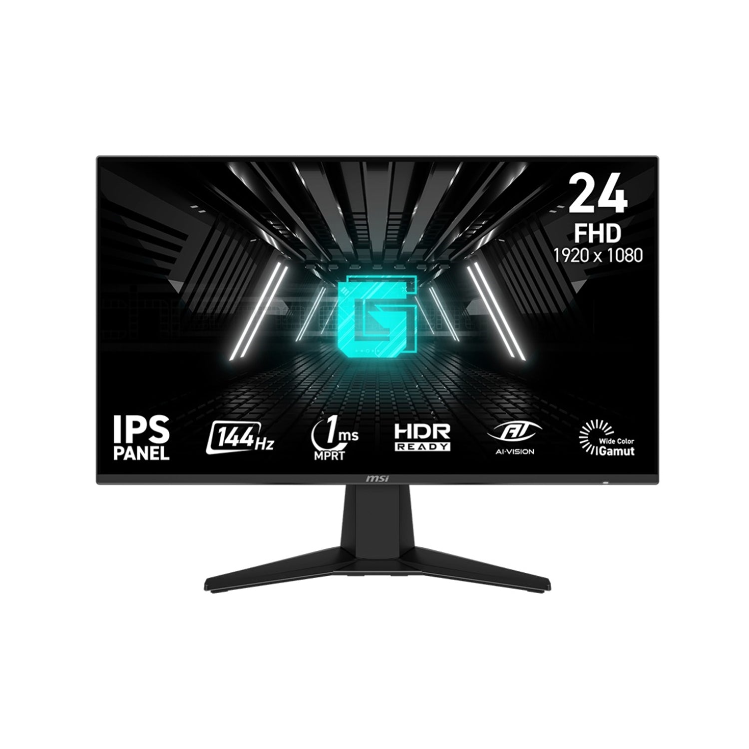 MSI G242L E14 23.8 - Inch FHD Flat IPS Gaming Monitor - 144Hz Refresh Rate, Anti-Flicker and Less Blue Light With Night Vision, HDMI / Display Port