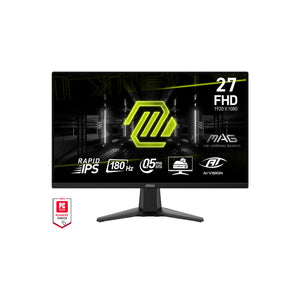MSI MAG 275F 27-Inch FHD Rapid IPS Gaming Monitor, 180Hz Refresh Rate, Adaptive-Sync Technology With AI Vision, 2x HDMI / Display Port