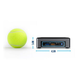Intel NUC7i5BNK Mini PC – Intel Core i5-7260U, 8GB DDR4 RAM, 256GB NVMe SSD, Windows 11 Pro - Refurbished