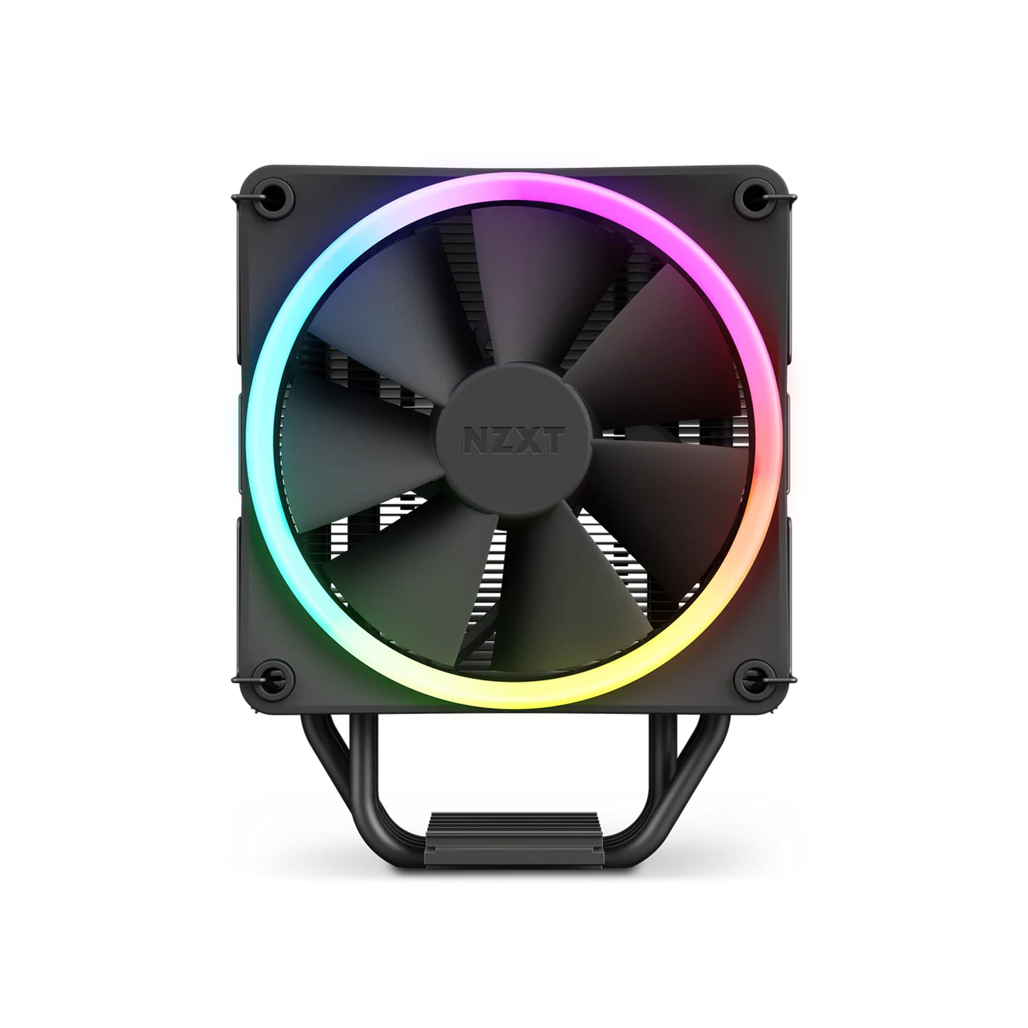 NZXT T120 RGB CPU Air Cooler  PC Fan - Fluid Dynamic Bearing With AMD and Intel Compatibility - Black (RC-TR120-B1)