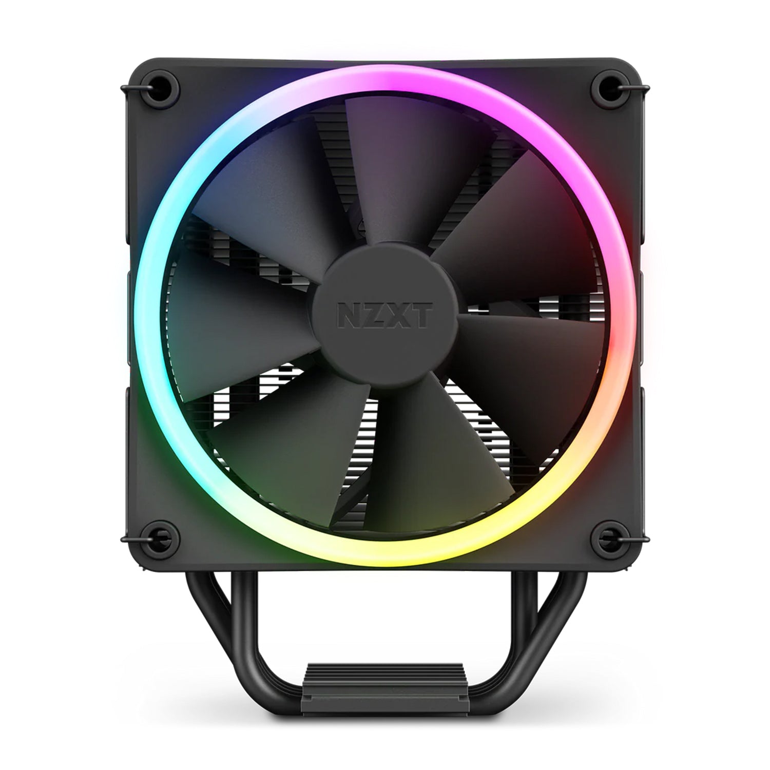 NZXT T120 RGB CPU Air Cooler  PC Fan - Fluid Dynamic Bearing With AMD and Intel Compatibility - Black (RC-TR120-B1)