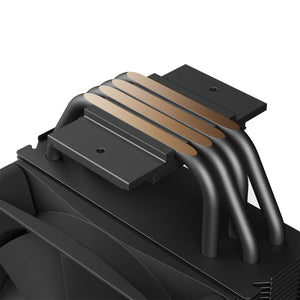 NZXT T120 RGB CPU Air Cooler  PC Fan - Fluid Dynamic Bearing With AMD and Intel Compatibility - Black (RC-TR120-B1)