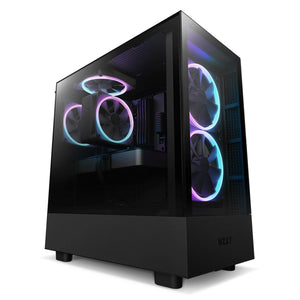 NZXT T120 RGB CPU Air Cooler  PC Fan - Fluid Dynamic Bearing With AMD and Intel Compatibility - Black (RC-TR120-B1)