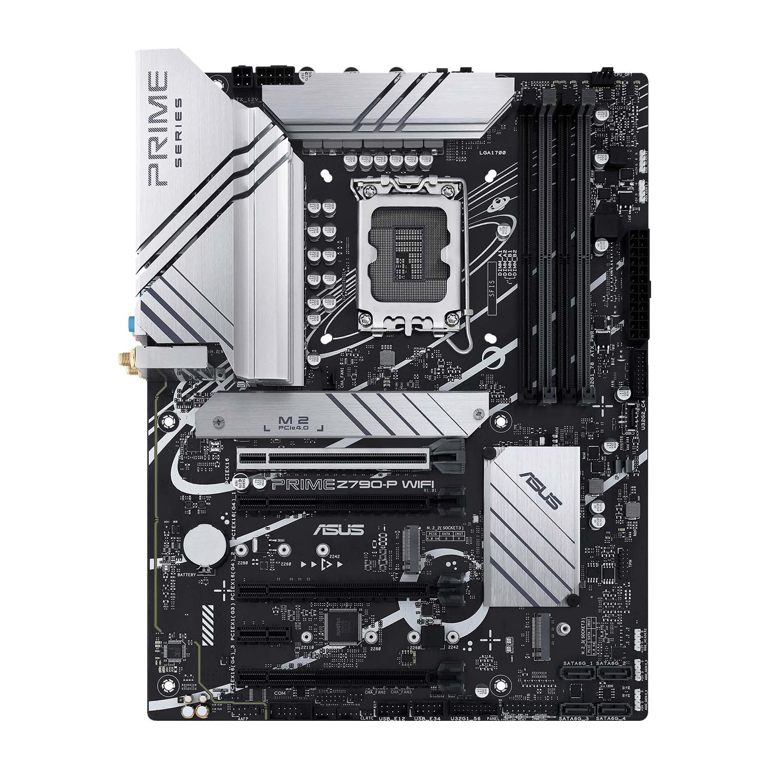 ASUS Prime Z790-P Wi-Fi Intel LGA 1700 Socket, DDR5 ATX Motherboard - Supports 14th/13th/12th Gen Intel Processors, PCIe 5.0 Slot With Robust Power Design, HDMI / Display Port