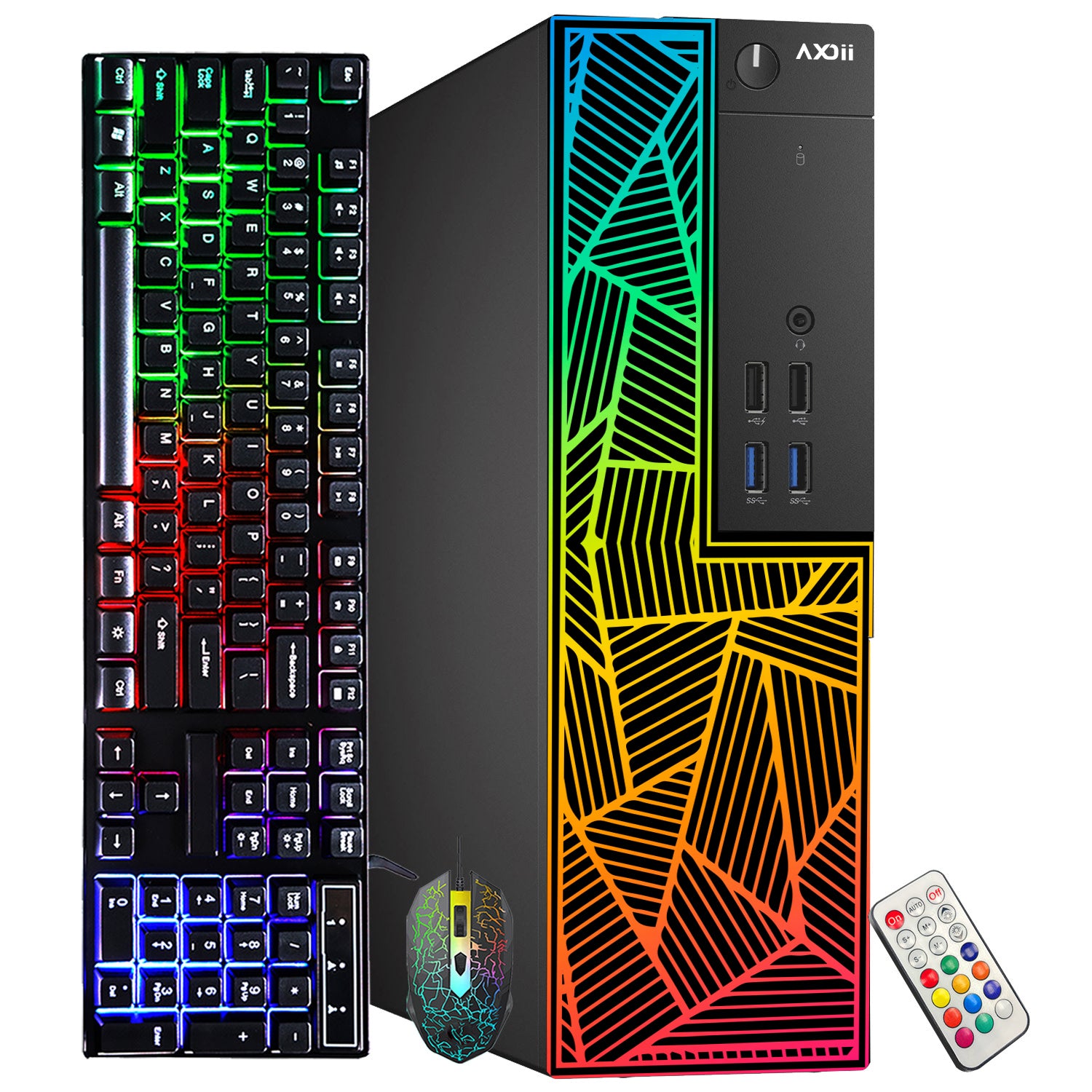 RGB Desktop Computer PC, Intel i5/i7 Processor, 16GB RA...