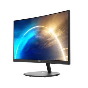 MSI PRO MP2412C Series 24-Inch FHD (1920 x 1080) Curved Screen Business & Productivity Monitor - 100Hz Refresh Rate, Anti-Flicker Technology With Built-in Speakers, HDMI / Display Port