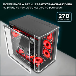 HAJAAN PhantomX Liquid Cooling Gaming PC - Intel Core i9 - 12th Gen Up to 5.2 GHz Processor, GeForce RTX 5060/ 5070 Graphics Card, 32GB - 64GB DDR4 RAM, 2TB NVMe SSD, Windows 11 Pro - New