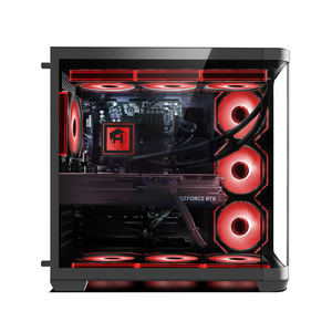 HAJAAN Liquid Cooling Gaming PC, Ryzen 7 5800X Up to 4.7 GHz Processor, GeForce RTX 5060 Graphics Card, 32GB DDR4 RAM, 1TB NVMe SSD, WiFi 6, Bluetooth / Windows 11 Pro, PhantomX