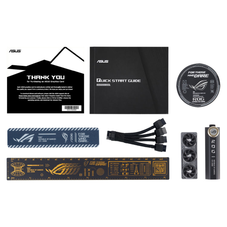 ASUS ROG Astral Gaming GeForce RTX 5090 32GB GDDR7 OC Edition Graphics Card - Quad-Fan Force With Auto-Extreme Technology, 512-Bit Memory, 3x Display Port / HDMI - (ROG-ASTRAL-RTX5090-O32G-G)