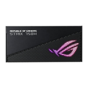 ASUS ROG STRIX 750W Gaming Power Supply 80+Gold Fully Modular - Axial-Tech Fan Design With Dual Ball Fan, ATX 12V and PCle 5.0 Ready (OG-STRIX-750G-AURA-GAM)