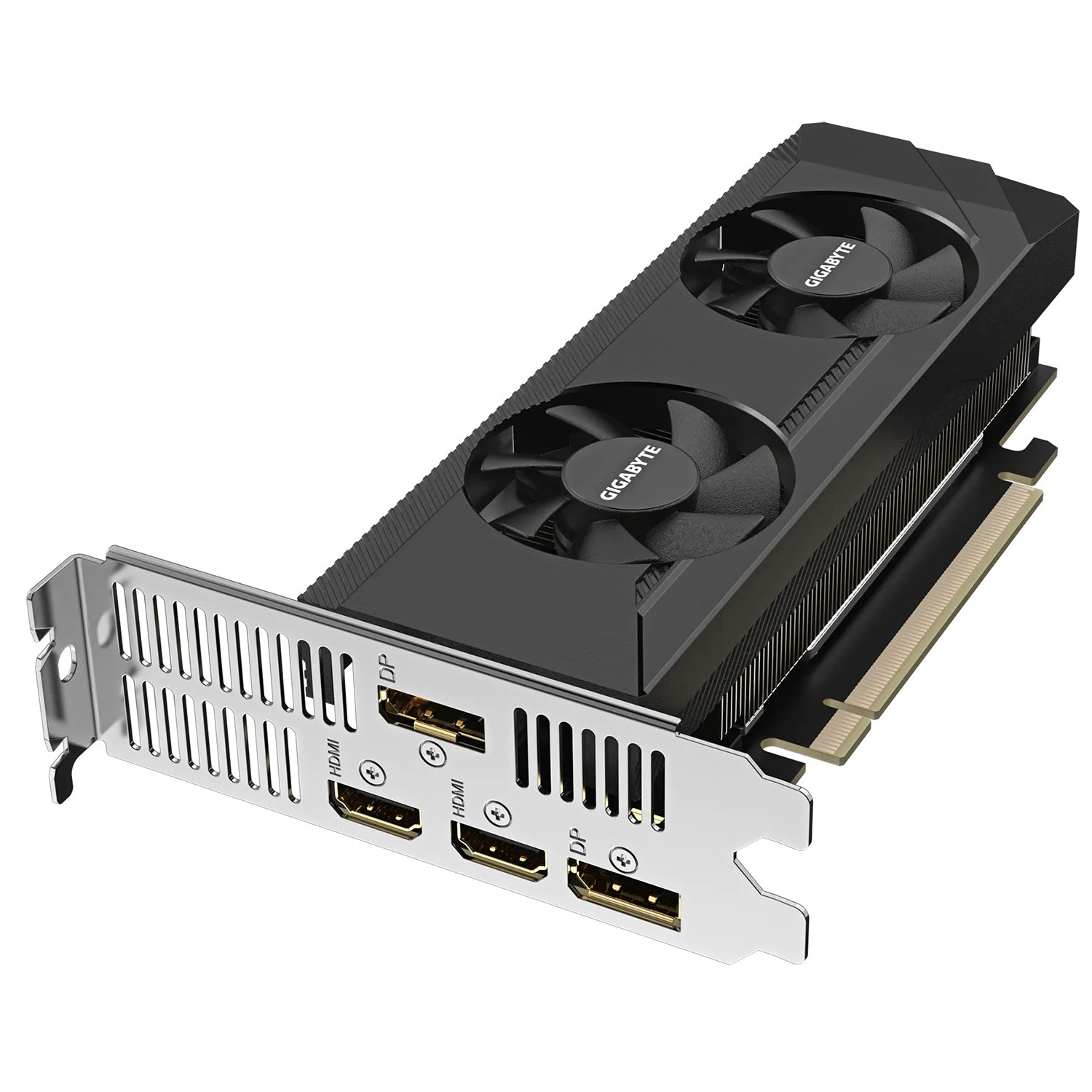 GIGABYTE GeForce RTX 3050 OC | Low Profile 6G Graphics Card | 6GB GDDR6 96-bit Memory | HDMI, Display Port - (GV-N3050OC-6GL)