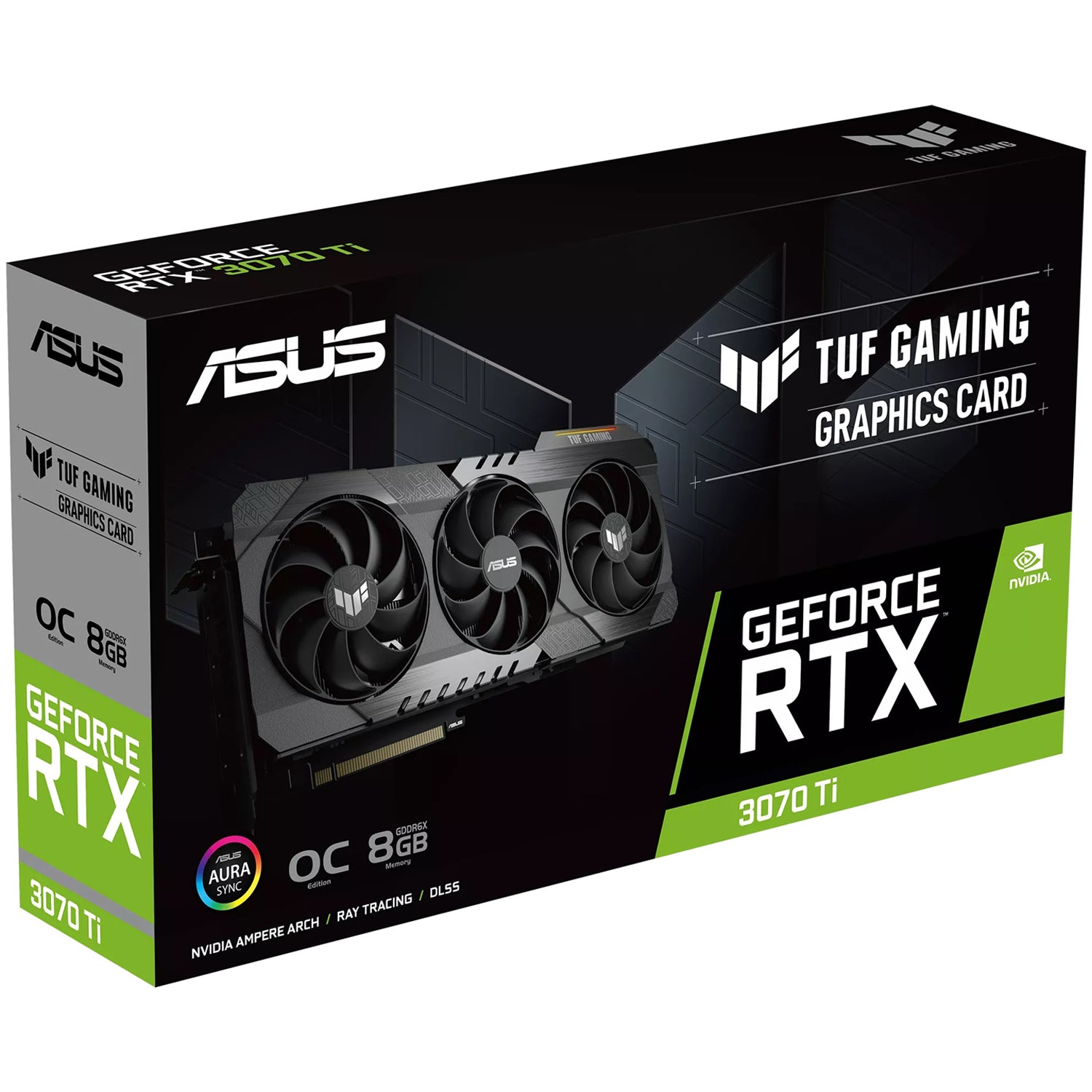 ASUS TUF Gaming GeForce RTX 3070 Ti V2 OC Edition, 8GB GDDR6X - (TUF-RTX3070TI-O8G-V2-GAMING)