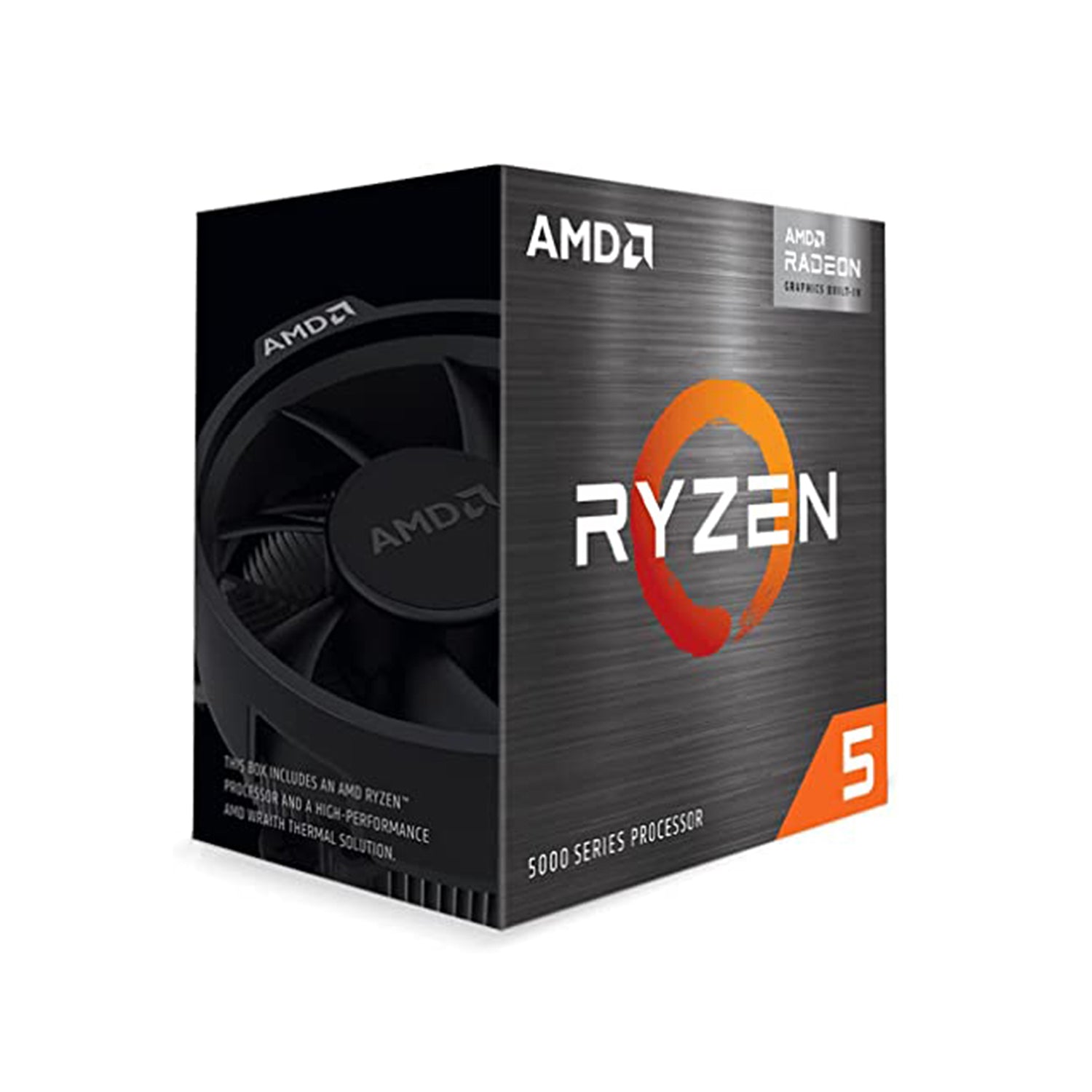 AMD Ryzen 5 5600G 6-Core 12-Thread Desktop Processor with Radeon Graphics (Up to 4.4GHz)