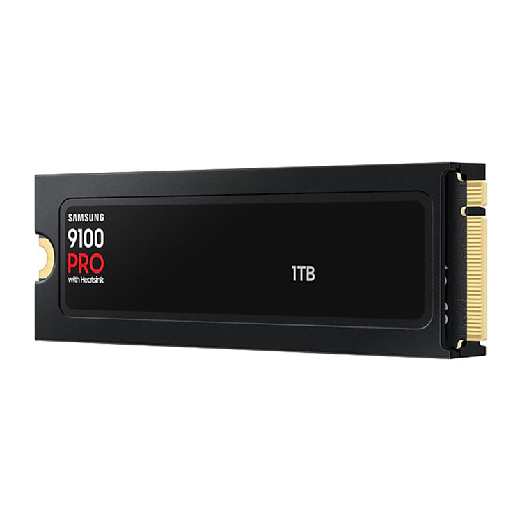 SAMSUNG 9100 PRO With Heatsink Solid State Drive - 1TB NVMe M.2 SSD, R/W Speed Up to 14,700/ 13,300 MB/s, PCIe Gen 5.0, NVMe 2.0, V-NAND - (MZ-VAP1T0CW)
