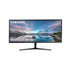 SAMSUNG 34-Inch Ultra-Wide WQHD With 21:9 Wide Screen Monitor - 75Hz Refresh Rate, VA FreeSync With Flicker-Free - Dark Blue Grey (LS34J552WQNXZA)