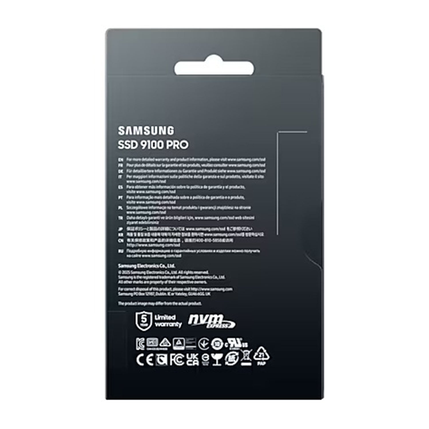 SAMSUNG 9100 PRO Solid State Drive - 1TB NVMe M.2 SSD, R/W Speed Up to 14,700/ 13,300 MB/s, PCIe Gen 5.0, NVMe 2.0, V-NAND - (MZ-VAP1T0B/AM)