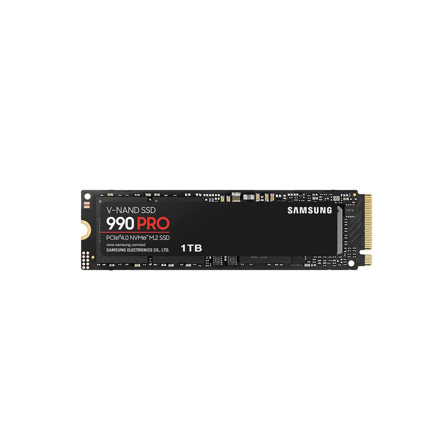 SAMSUNG 990 PRO Internal Solid State Drive - 1TB NVMe M.2 SSD, R/W Speed Up to 7,450/ 6,900 MB/s, PCIe Gen 4.0, NVMe 2.0, V-NAND (MZ-V9P1T0B/AM)