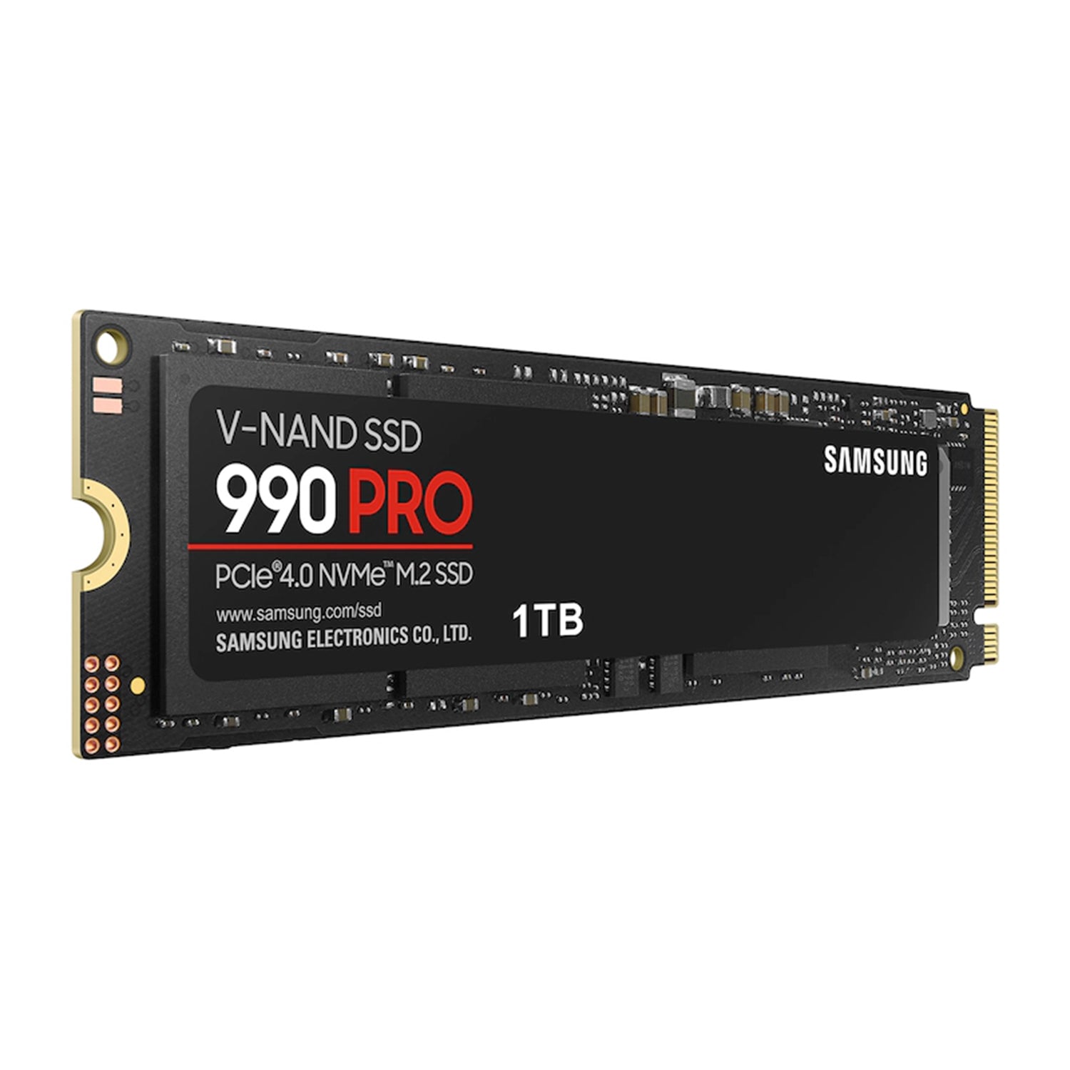 SAMSUNG 990 PRO Internal Solid State Drive - 1TB NVMe M.2 SSD, R/W Speed Up to 7,450/ 6,900 MB/s, PCIe Gen 4.0, NVMe 2.0, V-NAND (MZ-V9P1T0B/AM)