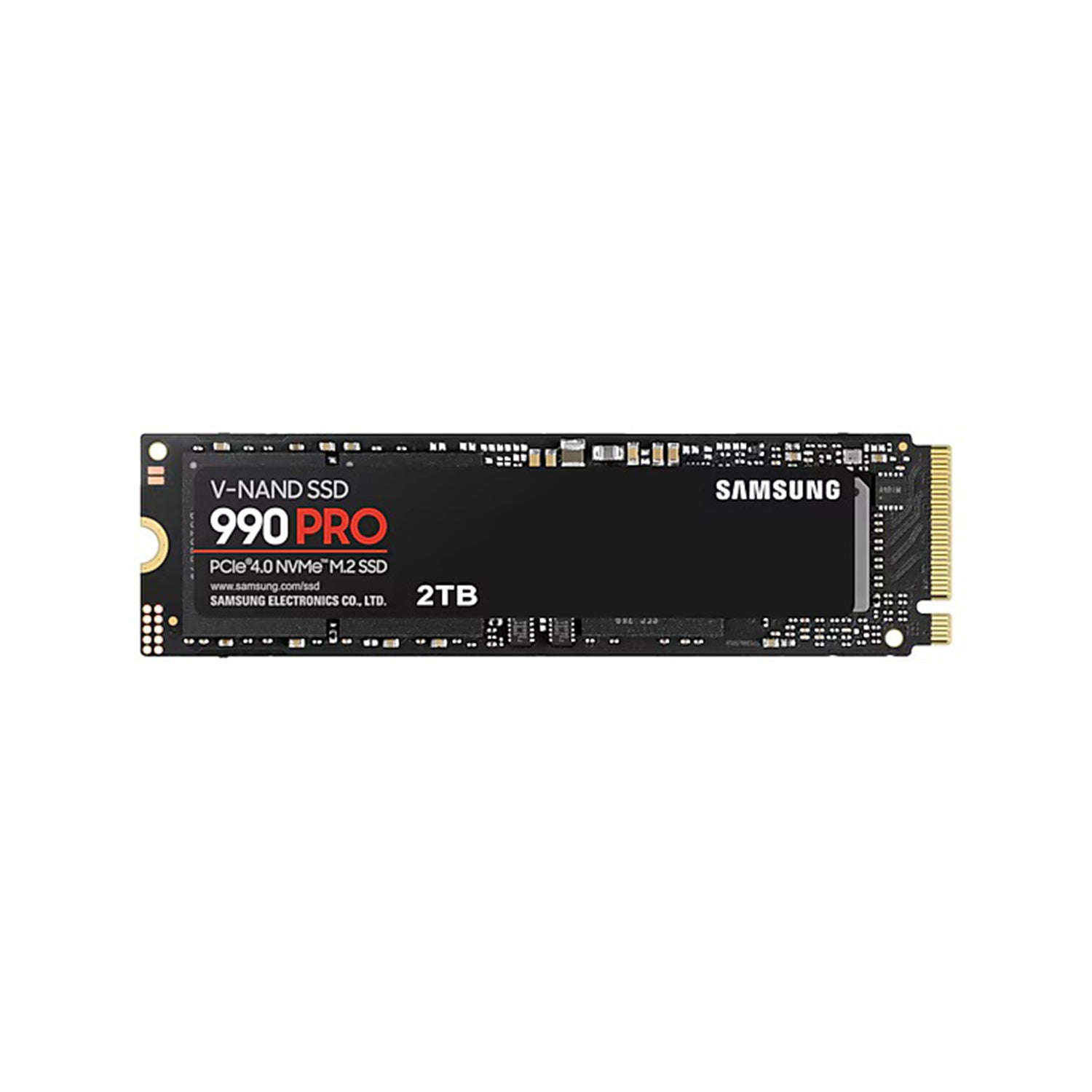 SAMSUNG 990 PRO Internal Solid State Drive - 2TB NVMe M.2 SSD, R/W Speed Up to 7,450/ 6,900 MB/s, PCIe Gen 4.0, NVMe 2.0, V-NAND (MZ-V9P2T0B/AM)