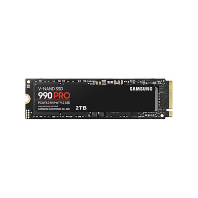 SAMSUNG 990 PRO Internal Solid State Drive - 2TB NVMe M.2 SSD, R/W Speed Up to 7,450/ 6,900 MB/s, PCIe Gen 4.0, NVMe 2.0, V-NAND (MZ-V9P2T0B/AM)