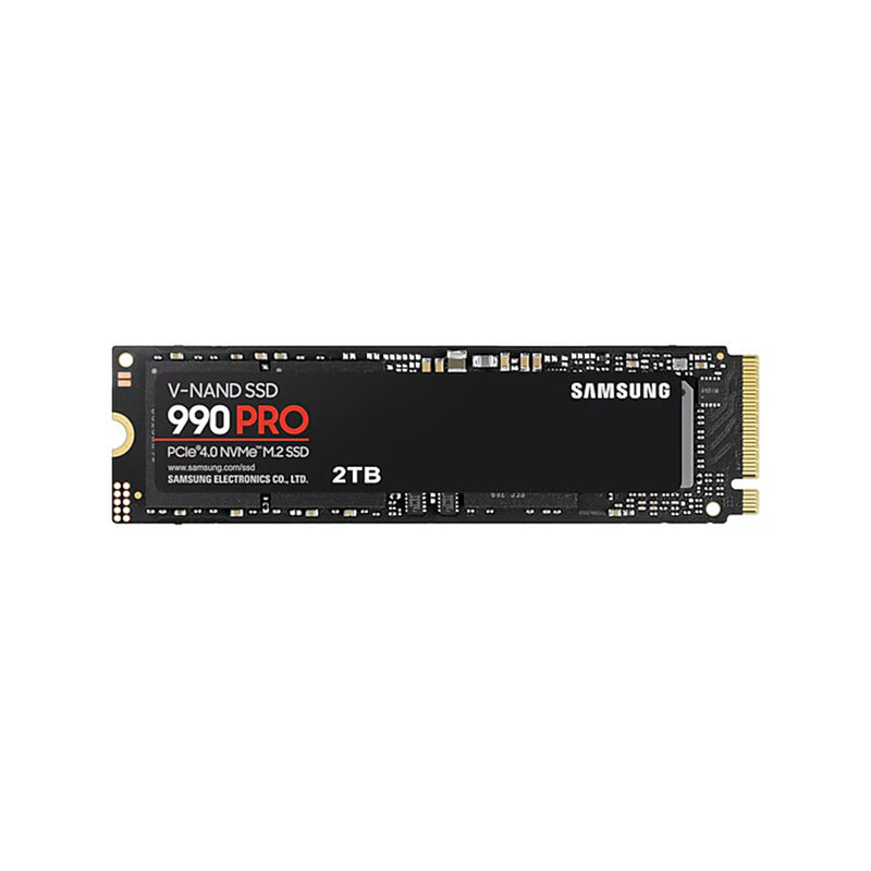 SAMSUNG 990 PRO Internal Solid State Drive - 2TB NVMe M.2 SSD, R/W Speed Up to 7,450/ 6,900 MB/s, PCIe Gen 4.0, NVMe 2.0, V-NAND (MZ-V9P2T0B/AM)