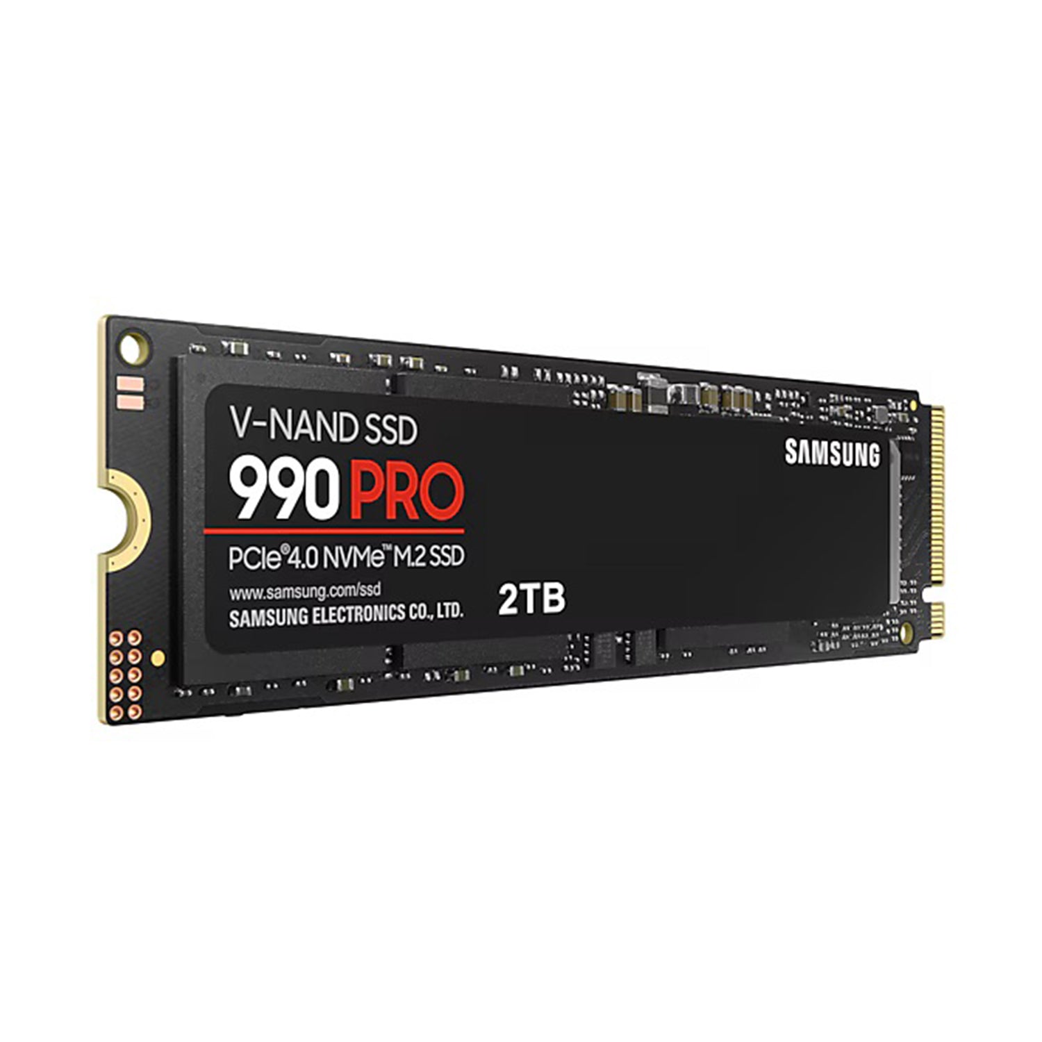 SAMSUNG 990 PRO Internal Solid State Drive - 2TB NVMe M.2 SSD, R/W Speed Up to 7,450/ 6,900 MB/s, PCIe Gen 4.0, NVMe 2.0, V-NAND (MZ-V9P2T0B/AM)