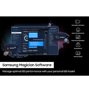 SAMSUNG 990 PRO With Heatsink Internal Solid State Drive - 1TB NVMe M.2 SSD, R/W Speed Up to 7,450/ 6,900 MB/s, PCIe Gen 4.0, NVMe 2.0, V-NAND (MZ-V9P1T0CW)
