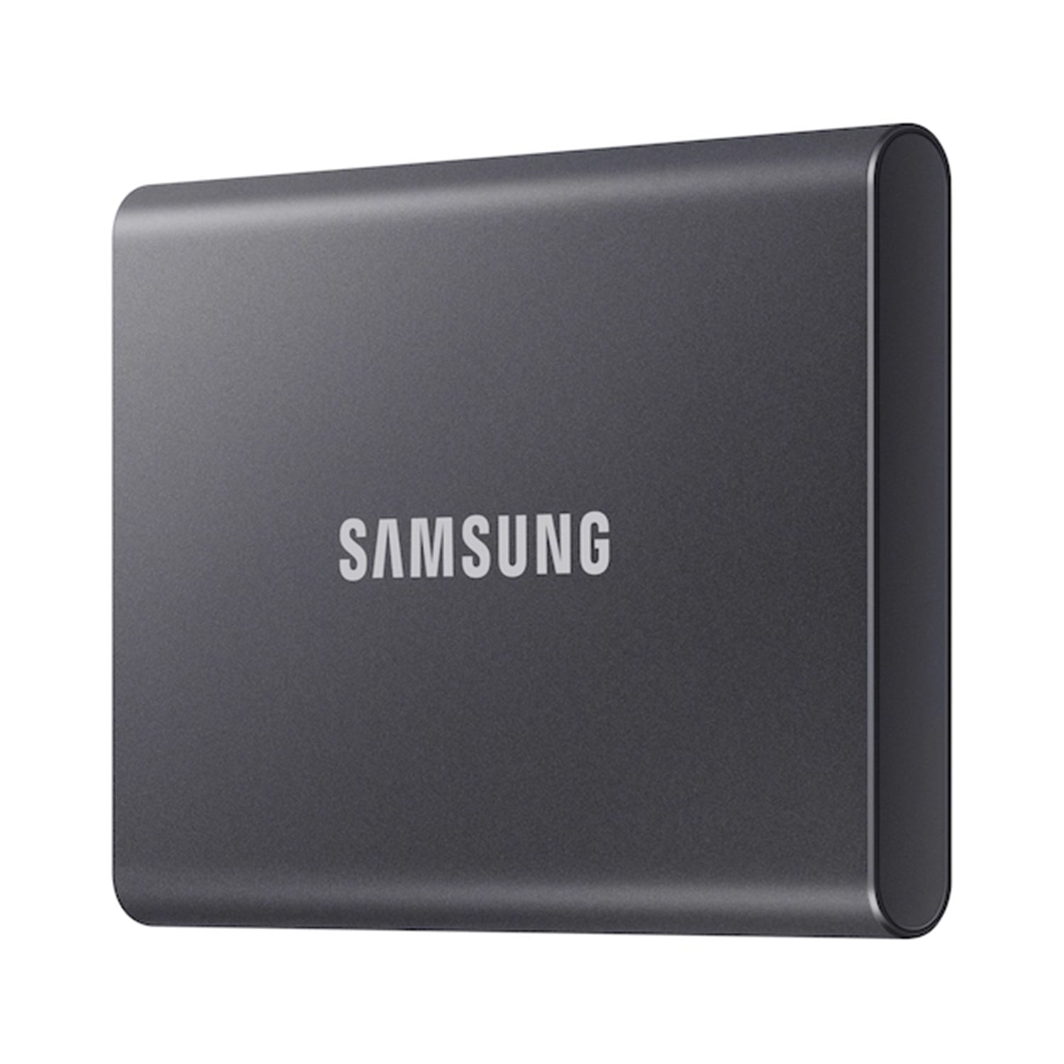 SAMSUNG T7 Portable 1TB SSD - R/W Speed Up to 1050/1000 MB/s, USB 3.2 Gen 2 (Gray) - MU-PC1T0T/AM