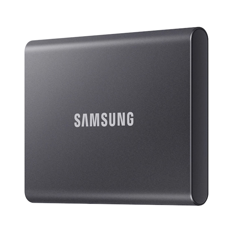 SAMSUNG T7 Portable 1TB SSD - R/W Speed Up to 1050/1000 MB/s, USB 3.2 Gen 2 (Gray) - MU-PC1T0T/AM