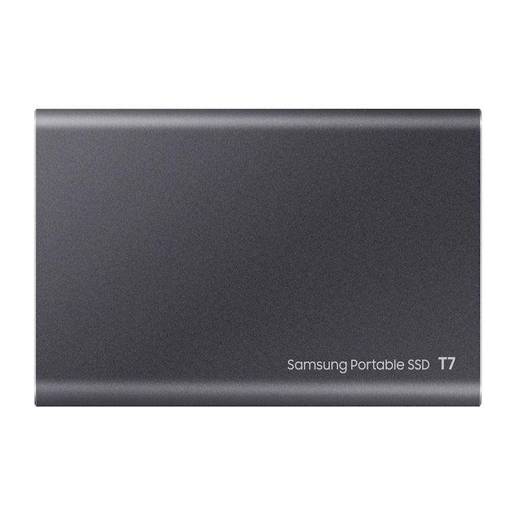SAMSUNG T7 Portable 1TB SSD - R/W Speed Up to 1050/1000 MB/s, USB 3.2 Gen 2 (Gray) - MU-PC1T0T/AM