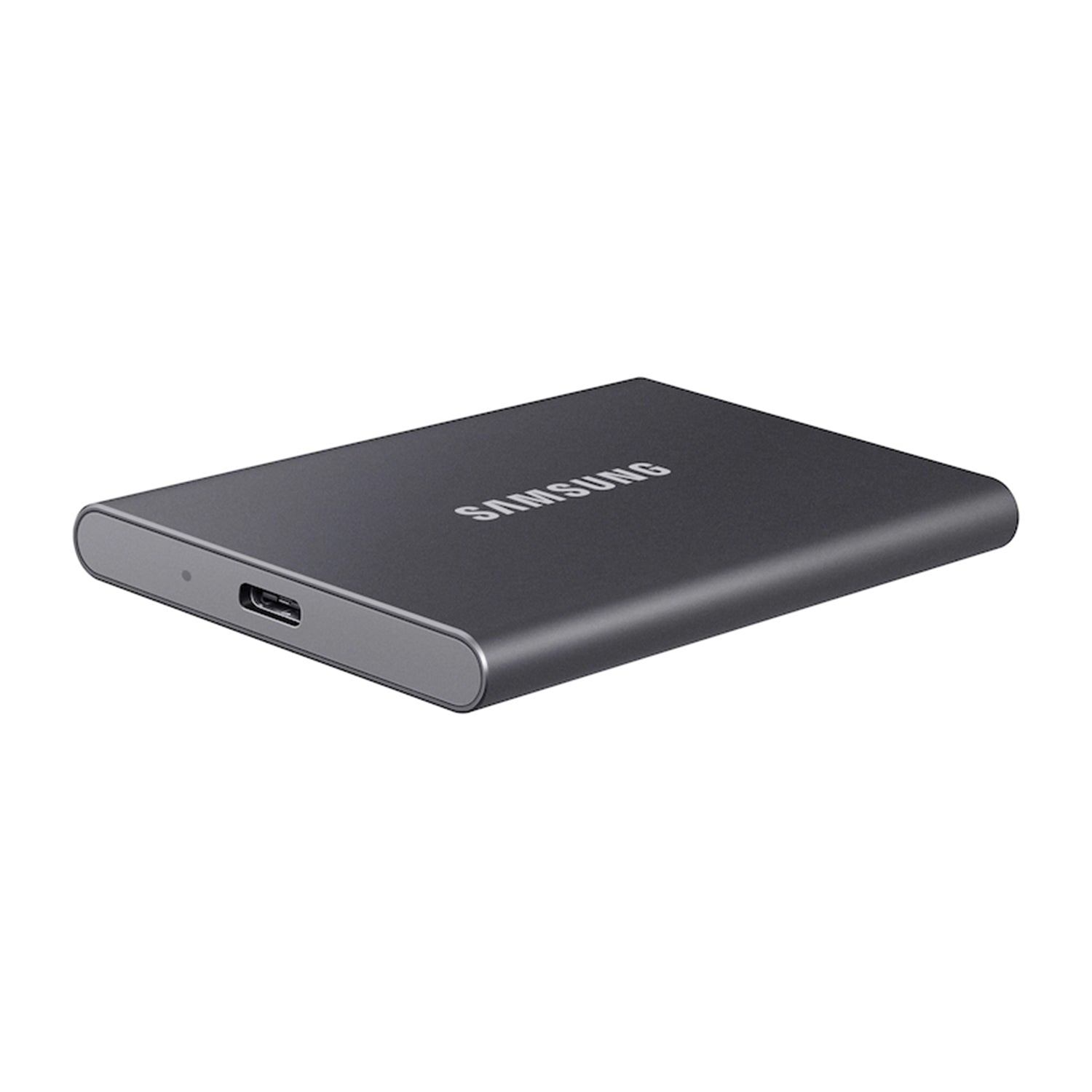 SAMSUNG T7 Portable 1TB SSD - R/W Speed Up to 1050/1000 MB/s, USB 3.2 Gen 2 (Gray) - MU-PC1T0T/AM