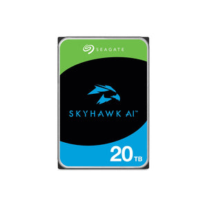 Seagate SKYHAWK AI 20TB SATA 6.0Gb/s - 3.5" Internal Hard Drive, 256 MB Cache, (ST20000VE002)